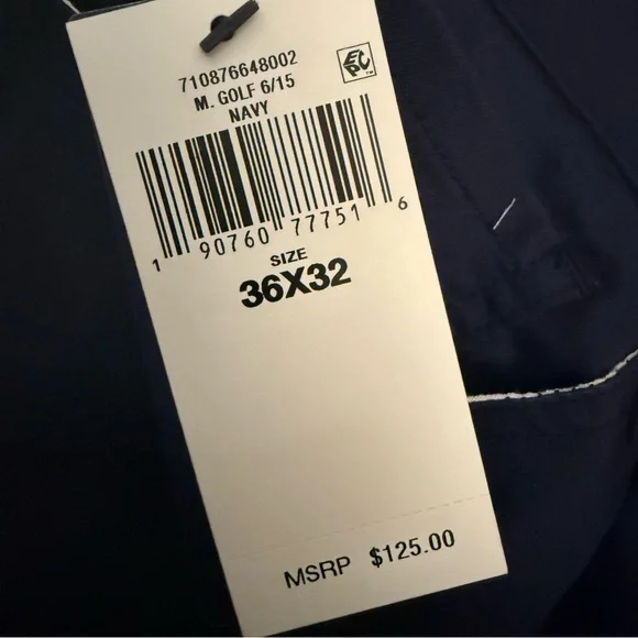 Polo Ralph Lauren Men’s Size 36X32 Navy Golf PerformancePants NWT